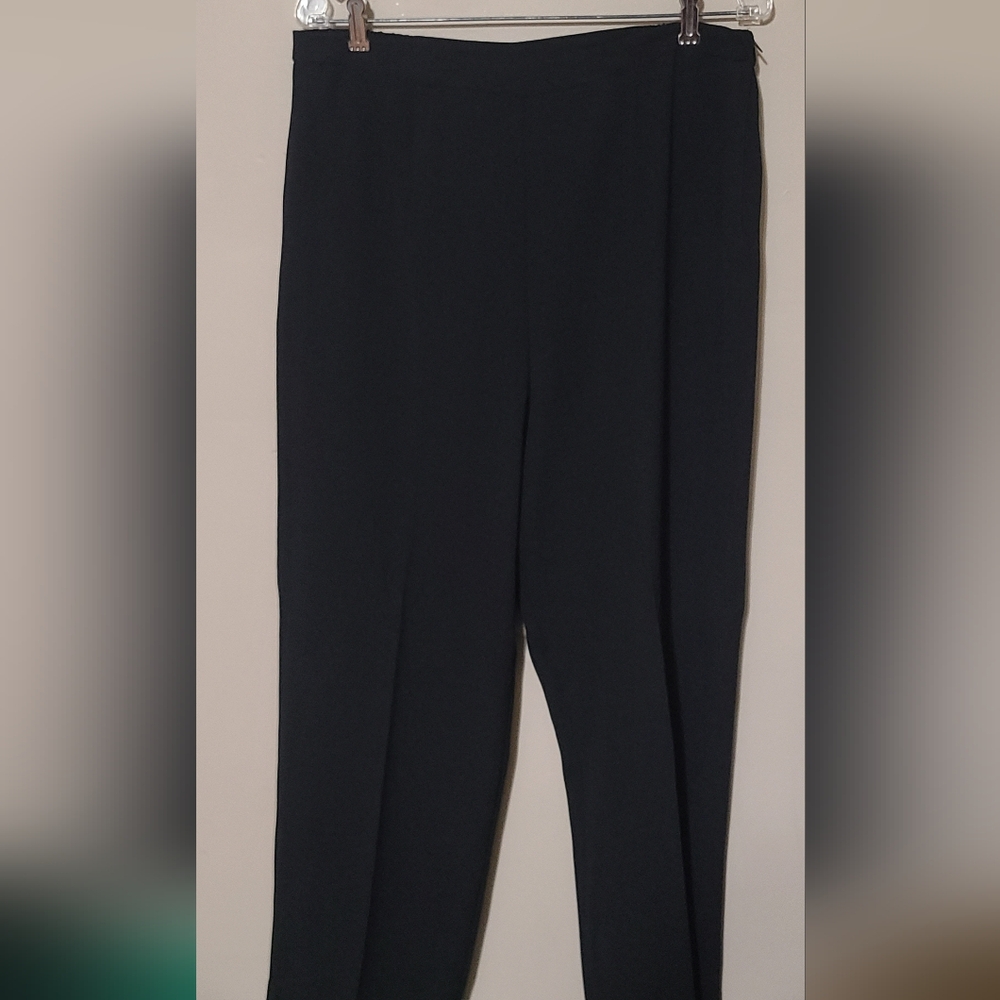 Danny & Nicole Royal Blue and Black Pantsuit Plus Size 14 - Picture 5 of 10